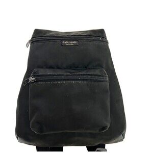 VTG Y2K Old School Kate Spade Vintage 90’s Nylon Mini Backpack Purse Black 1990s